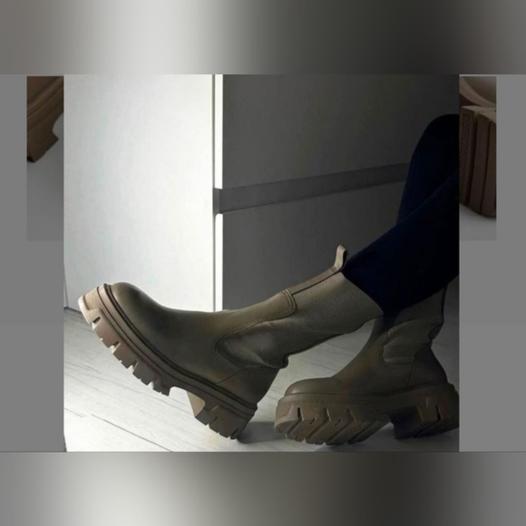 H&M mid-calf combat boots - Picture 6 of 8